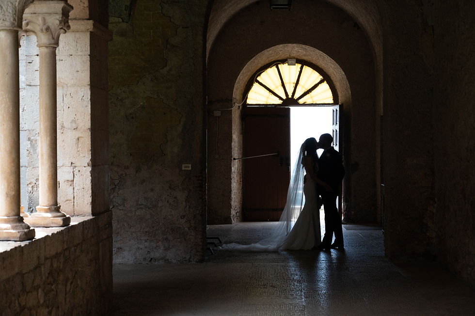 Sposi in silhouette - Stefano Faiola photographer
