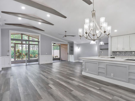 A Complete kitchen ‘ Living room remodel 