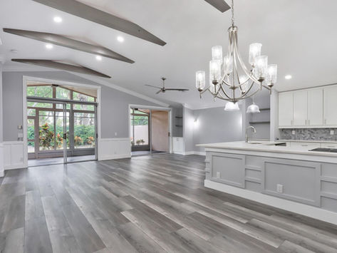 A Complete kitchen ‘ Living room remodel 