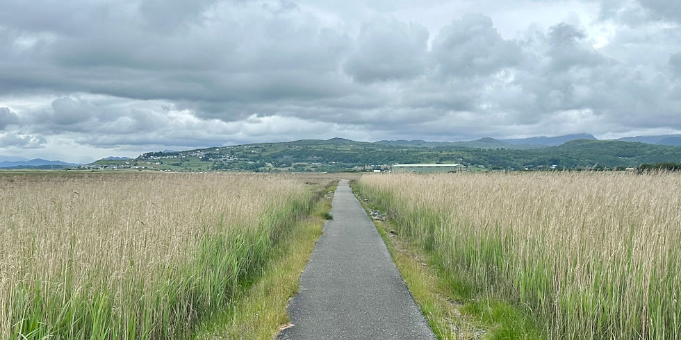 Wales Coast Path at Shell Island
