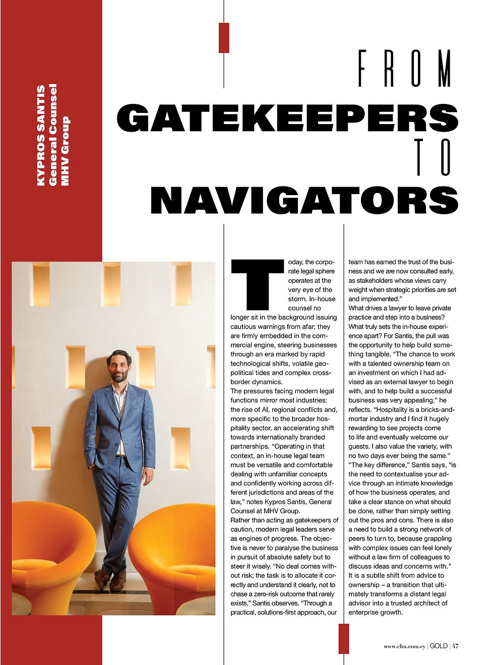 Kypros Santis on Moving from Gatekeepers to Navigators