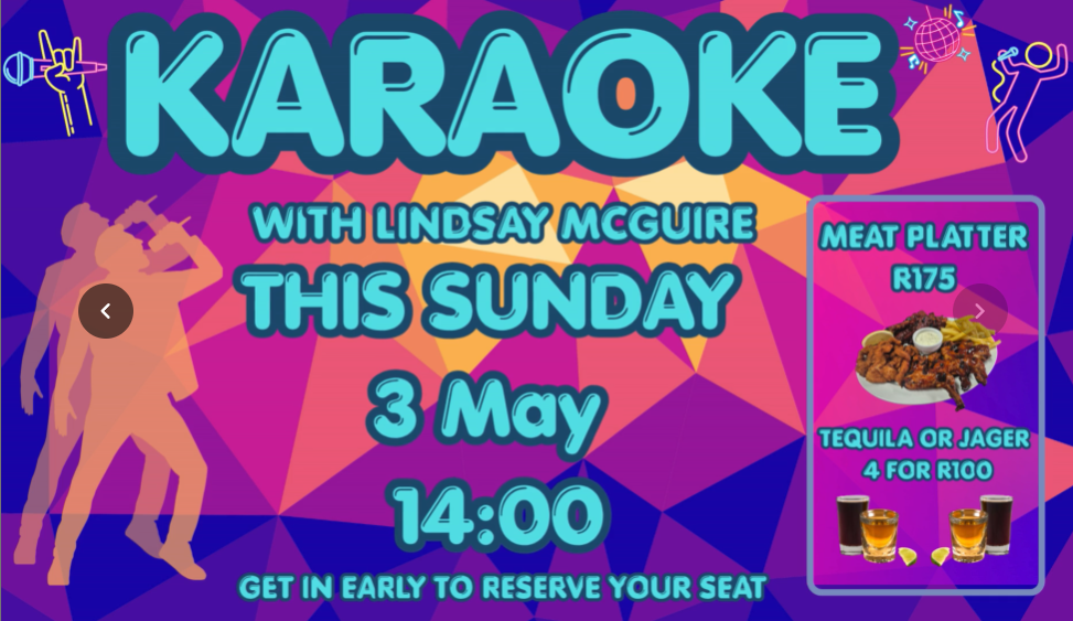 🎤 Karaoke Sunday with Lindsay McGuire – 3 May