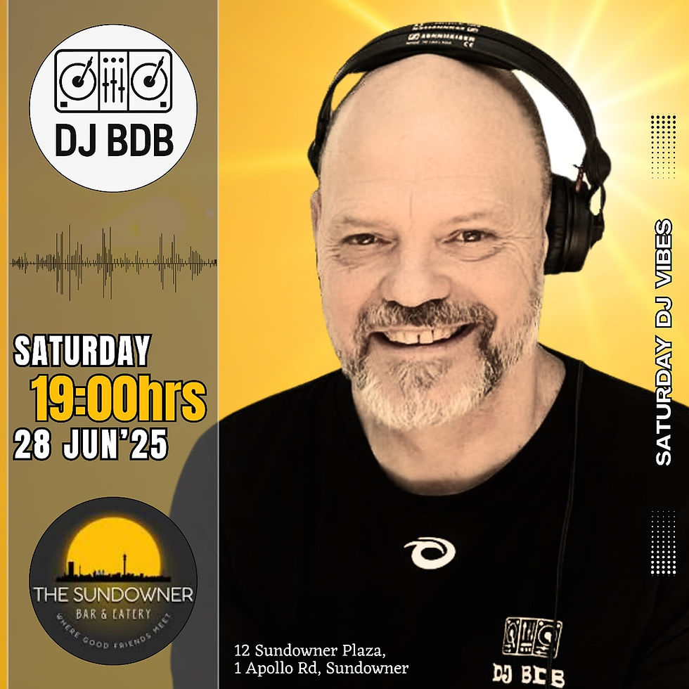 🎧 Saturday DJ Vibes with DJ BDB – Live at The Sundowner!