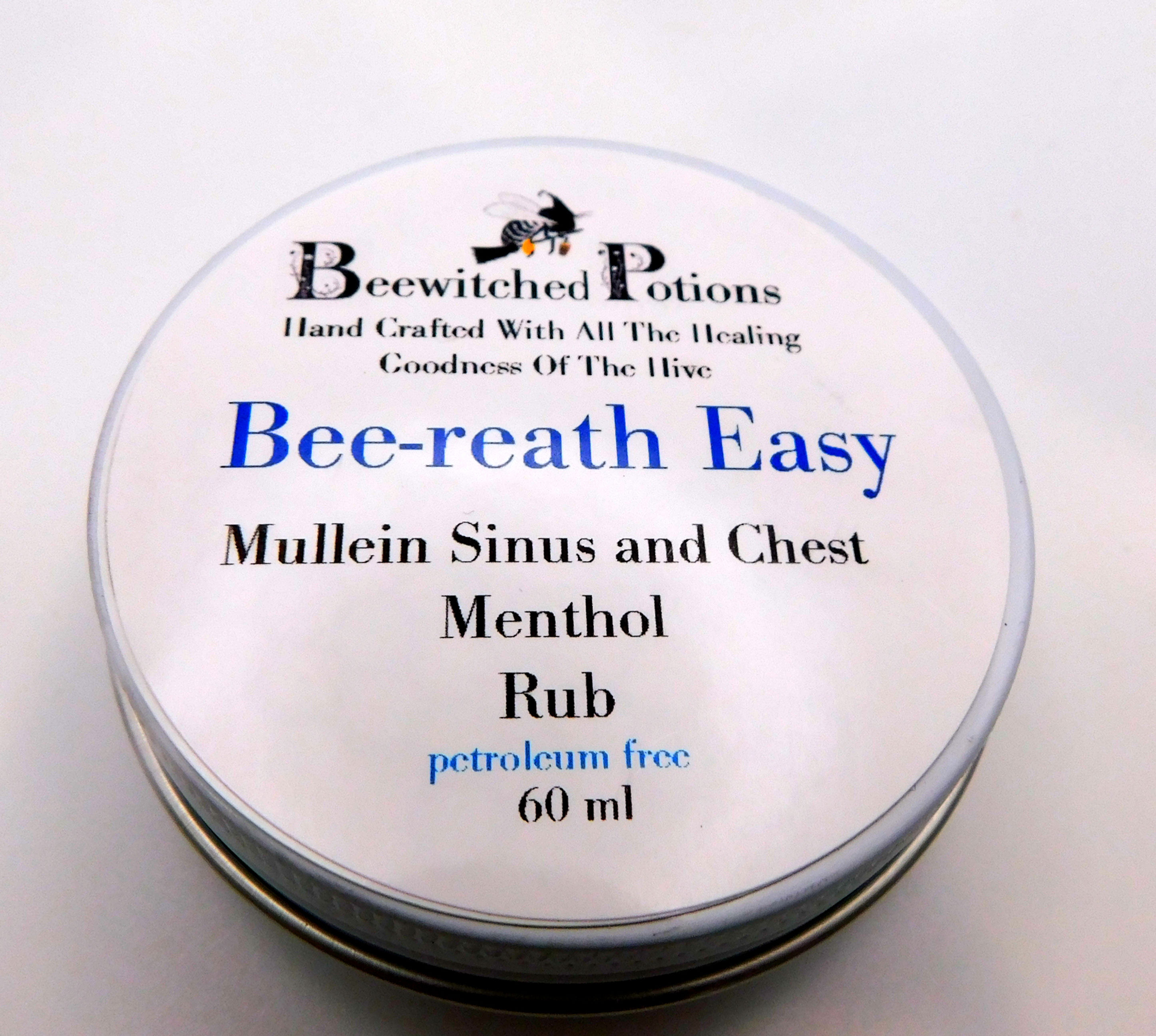 Bee~reath Easy Mullein Ointment 2oz. tin