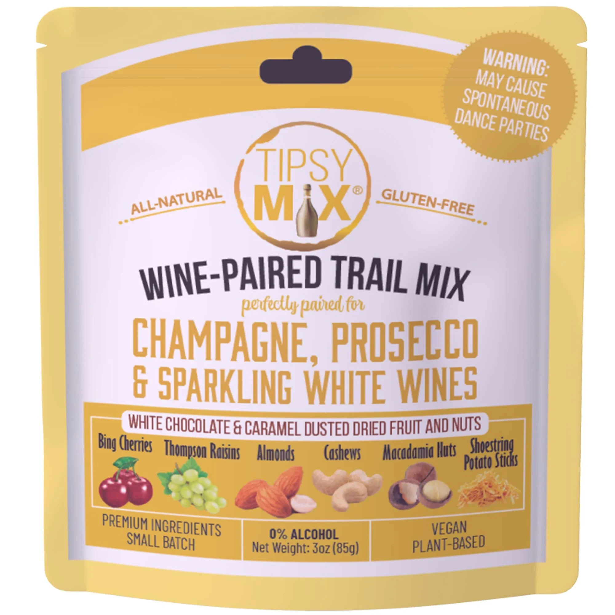 Wine-Paired Trail Mix - Champagne & Sparkling White Wine