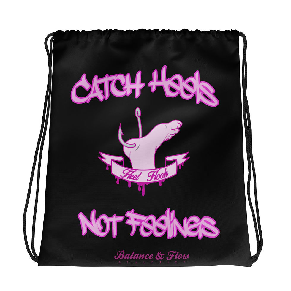 Catch Heels Drawstring bag