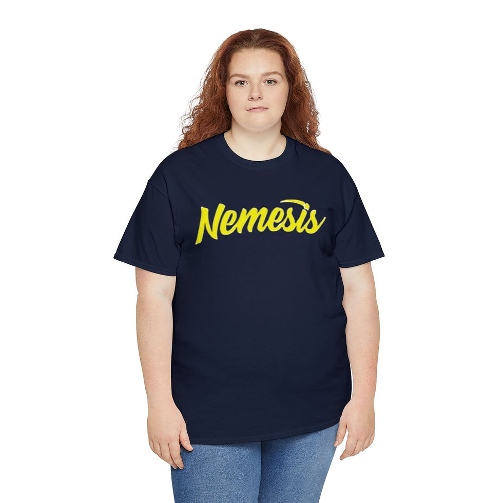 Thumbnail: Navy Nemesis Font Tee
