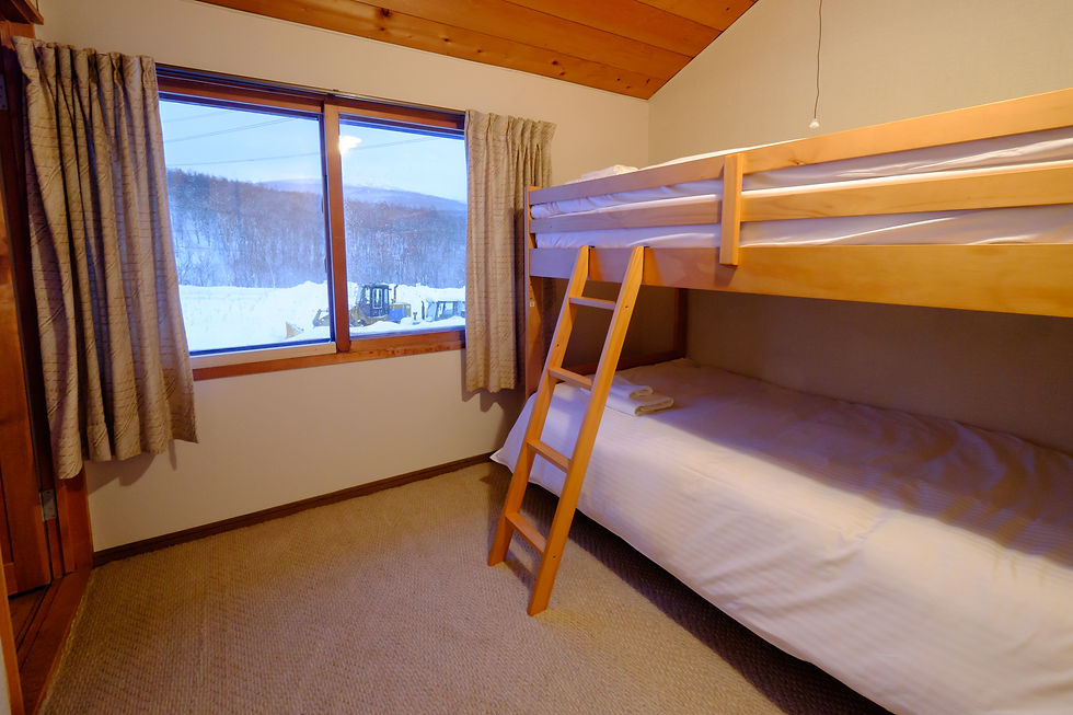 bunk beds in margo's garden accomodation