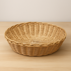 Rattan Cane Gift Basket