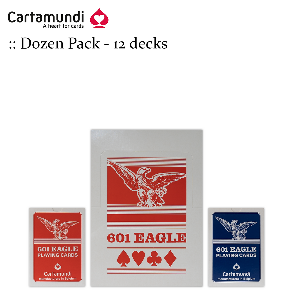 Playing Cards - Eagle 601 Dozen Pack 12 decks