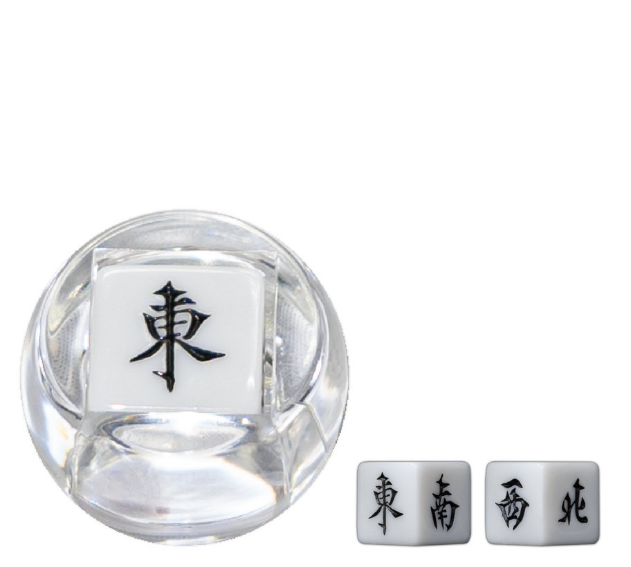 Mahjong Wind Indicator - Round Transparent