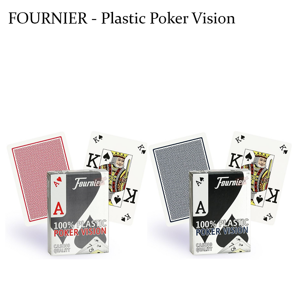 Fournier Plastic Poker Vision playing cards