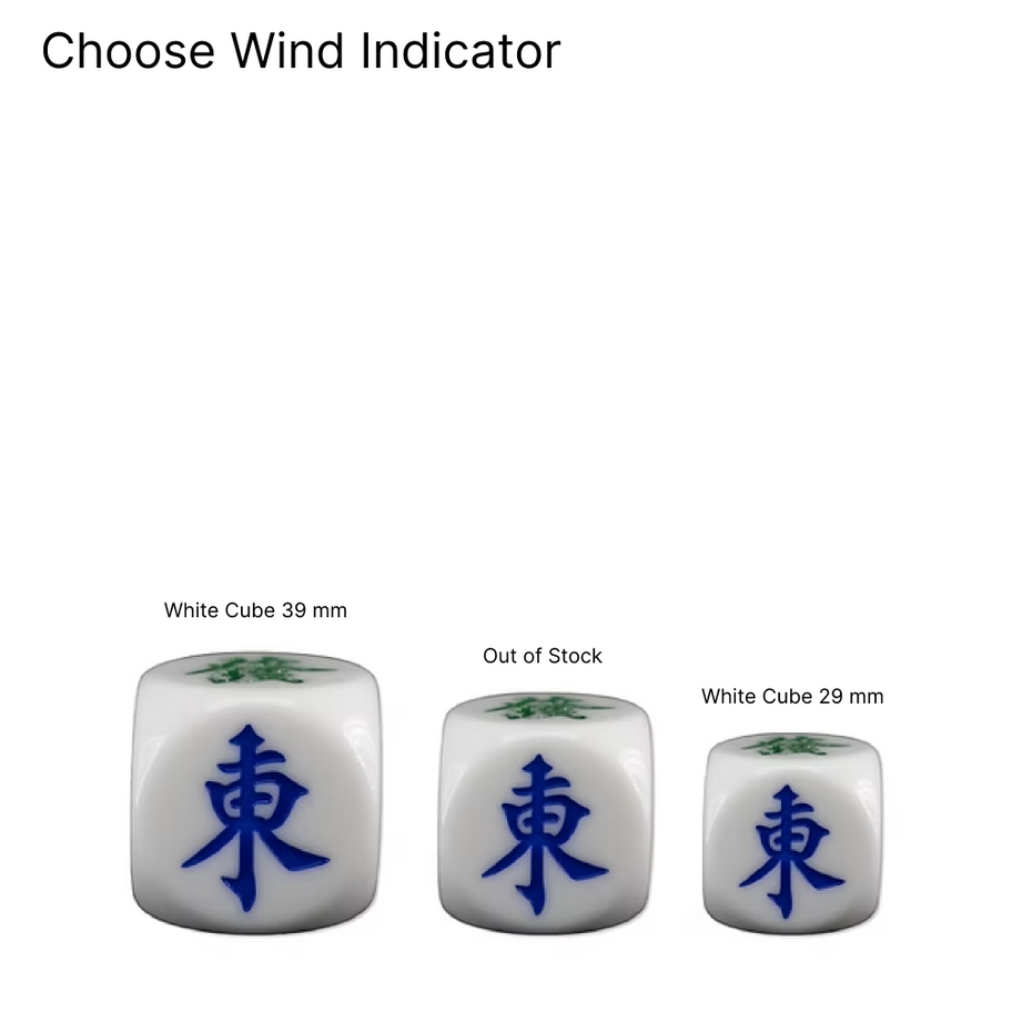 Complimentary cube wind indicator size selection