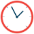 decorative clock icon
