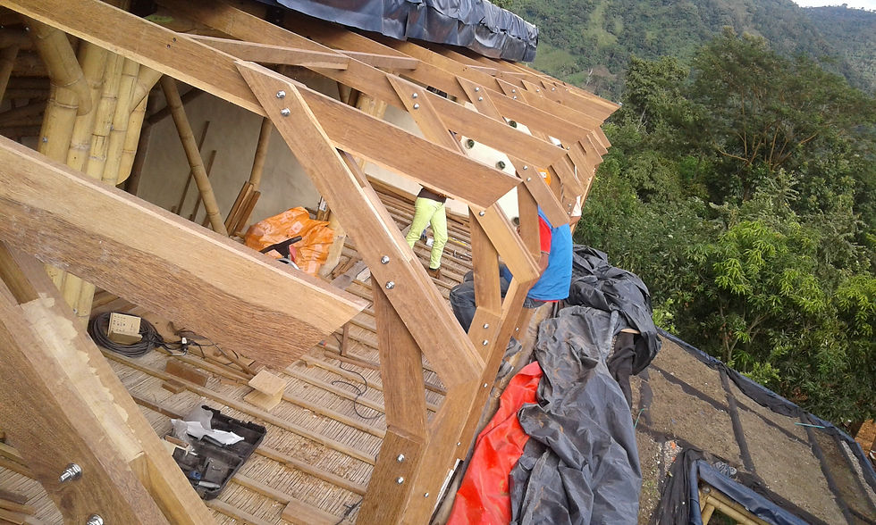 Estructura en madera en Colombia