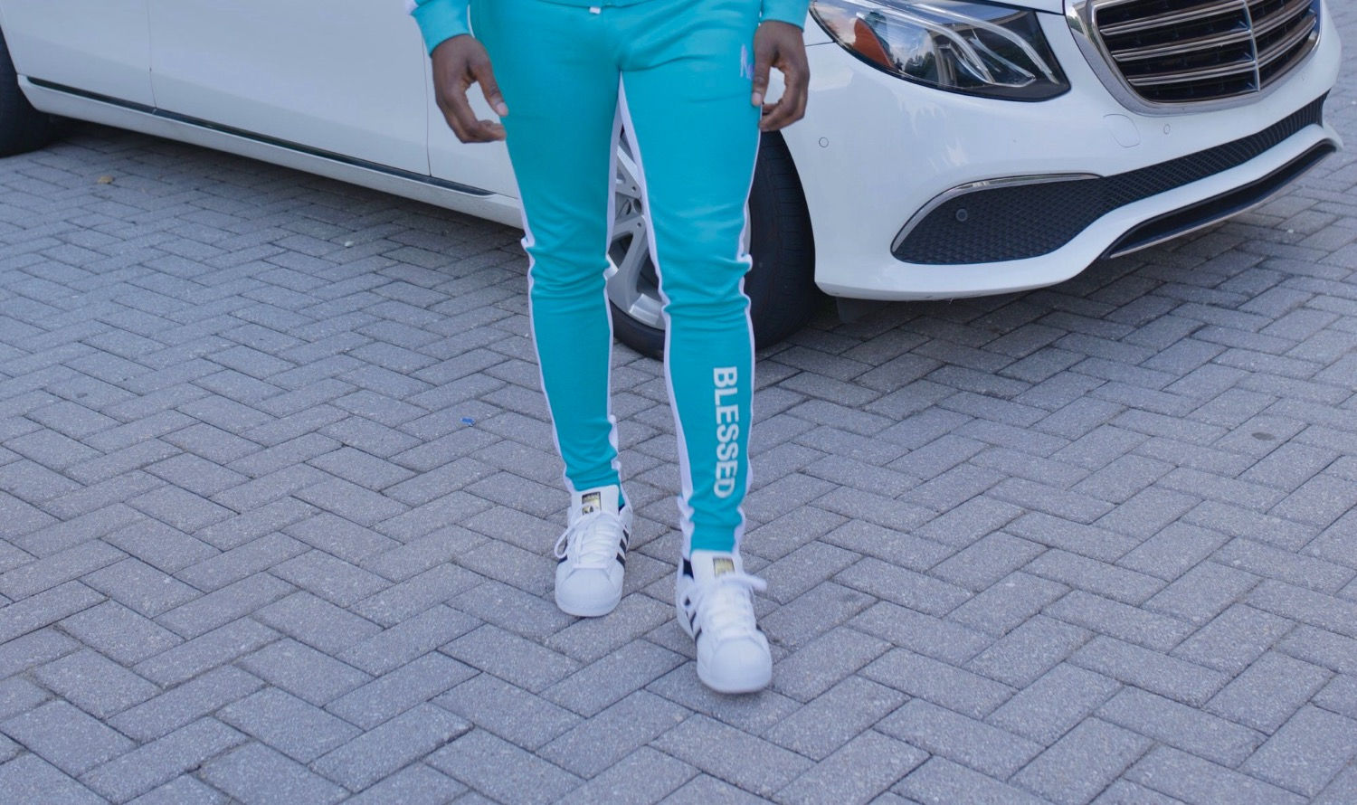 AQUA TRACK PANTS (SOLD OUT)