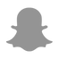 Grey Snapchat Icon