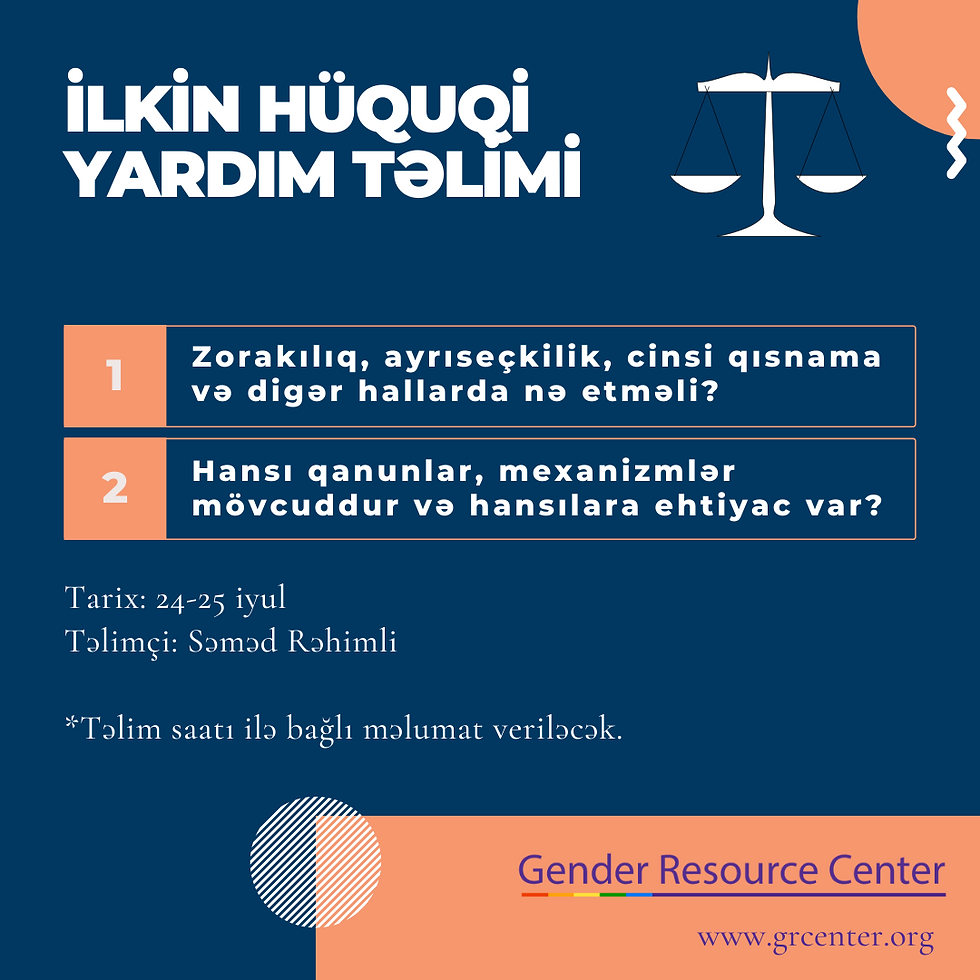 İlkin hüquqi yardım təlimi