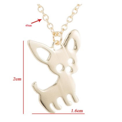 Thumbnail: Animal Necklace and Earring Set with Copper Chain