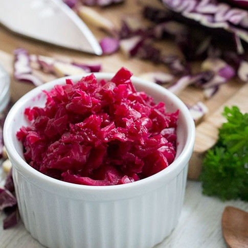 Thumbnail: Beets & Cabbage Kimchi