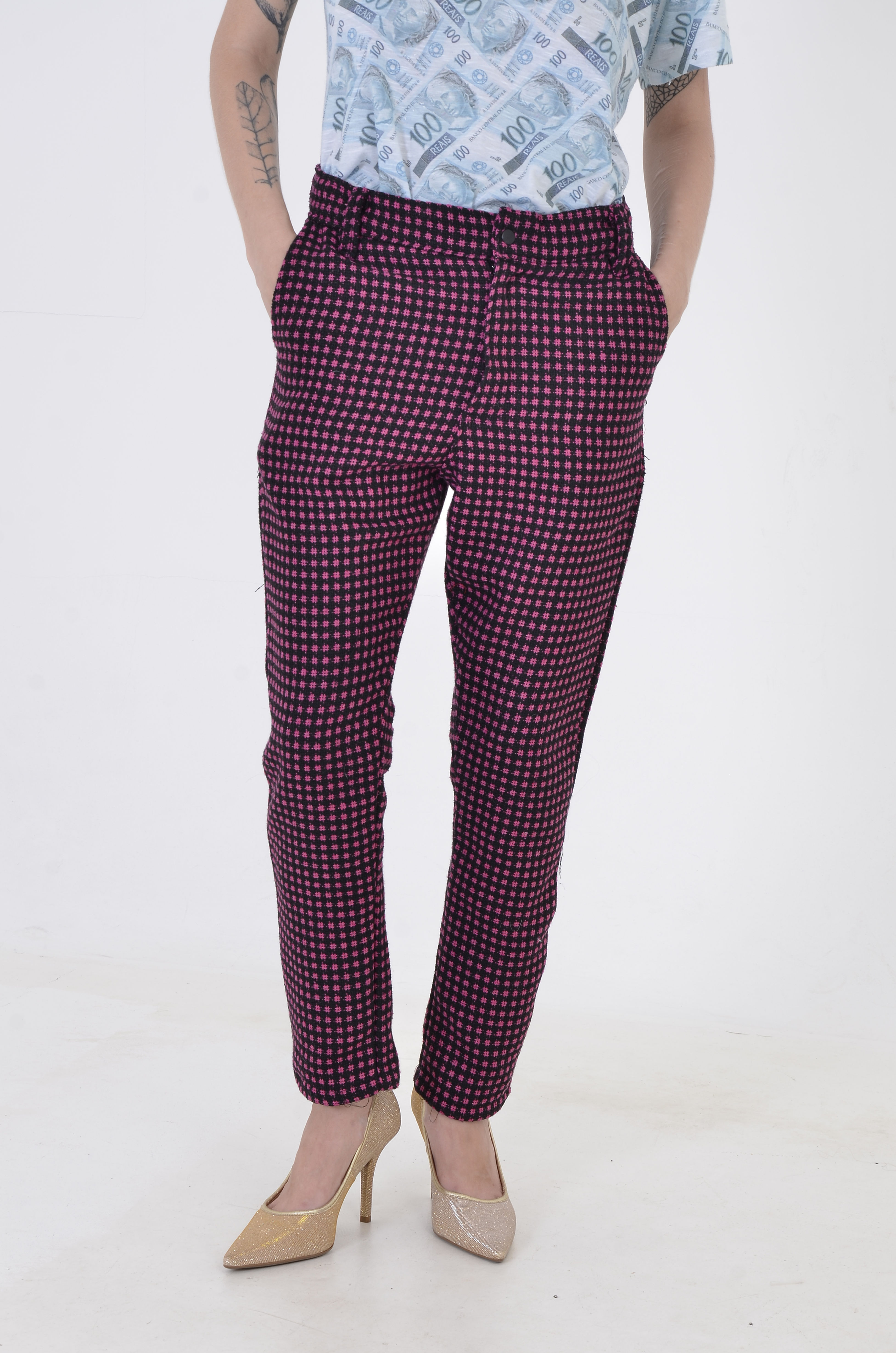 Pink Tweed Tailor Pants - to dear Taylor Swift 💫