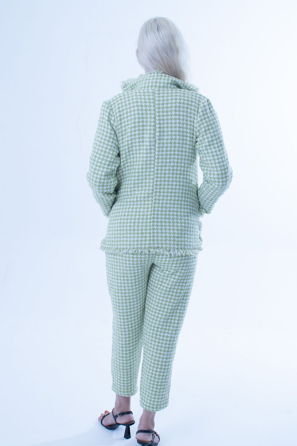 Thumbnail: Tweed Mint Tailored Suit