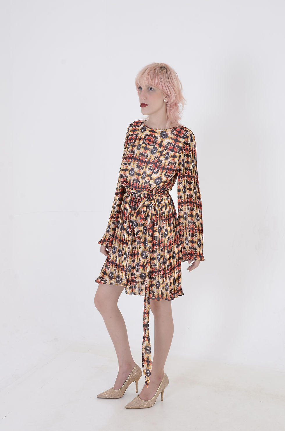 Miniatura: Cat Pleated Dress - To dear lady gaga 