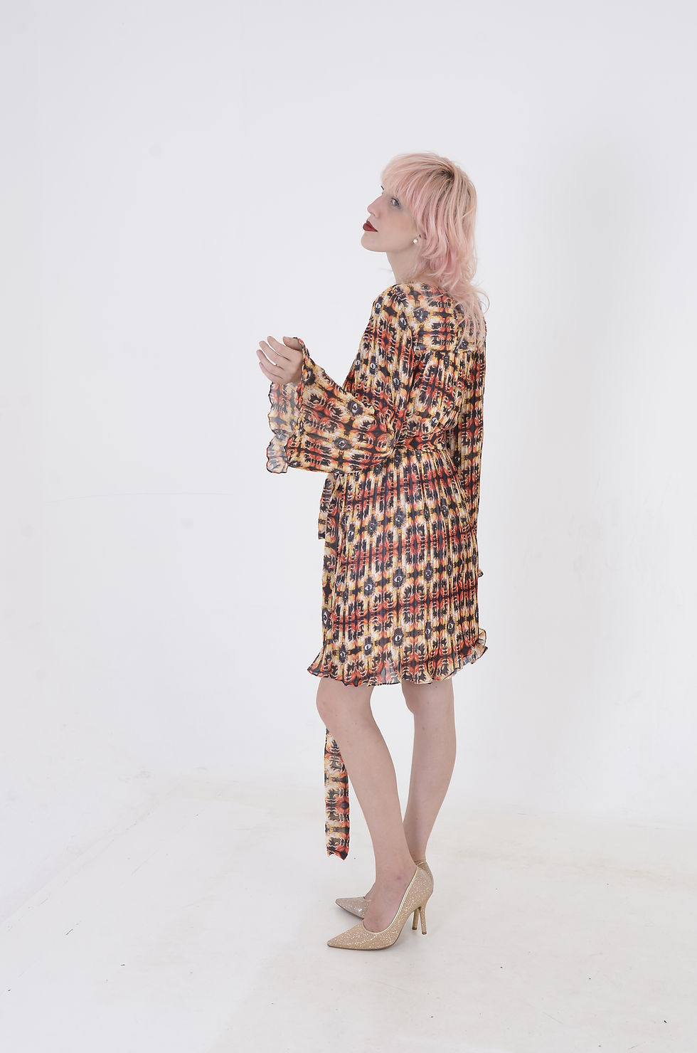 Miniatura: Cat Pleated Dress - To dear lady gaga 