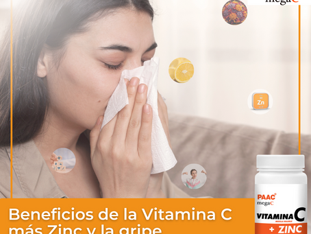Beneficios de la Vitamina C más Zinc en la gripe