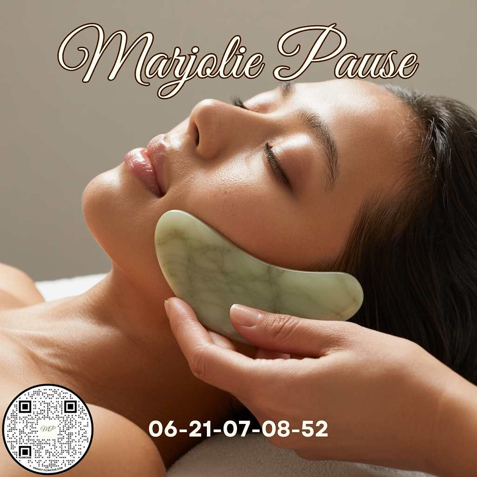 Drainage visage Bouc-Bel-Air – soin Gua Sha anti-poches et éclat naturel