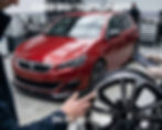Finition noire sur jante aluminium restaurée par Cars Restaure Jante Marseille
