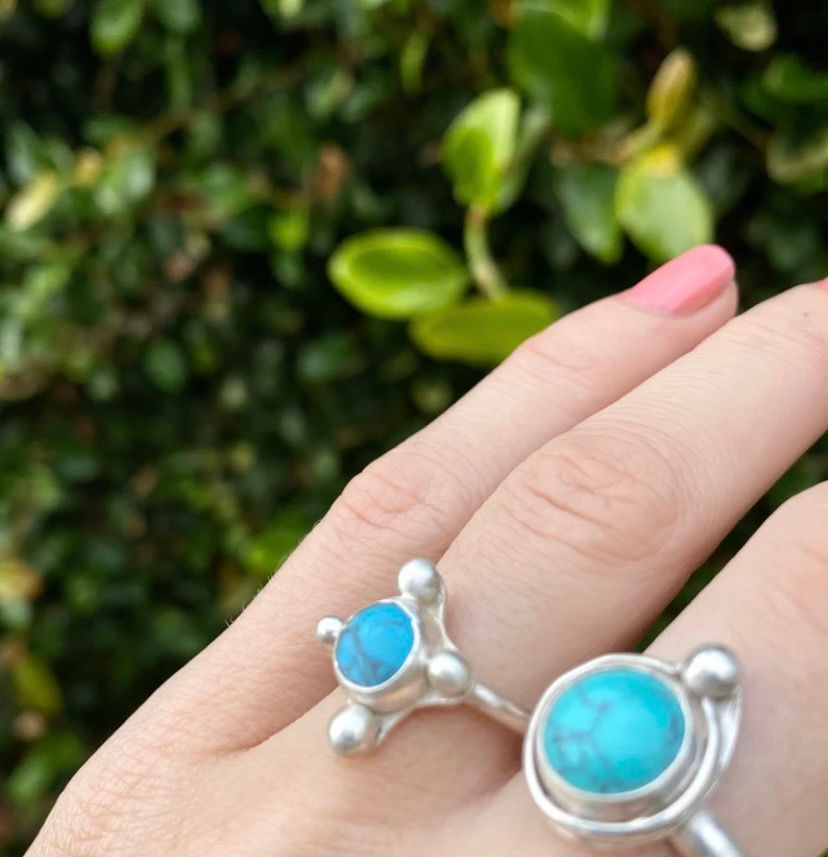 Thumbnail: Turquoise Starburst Ring