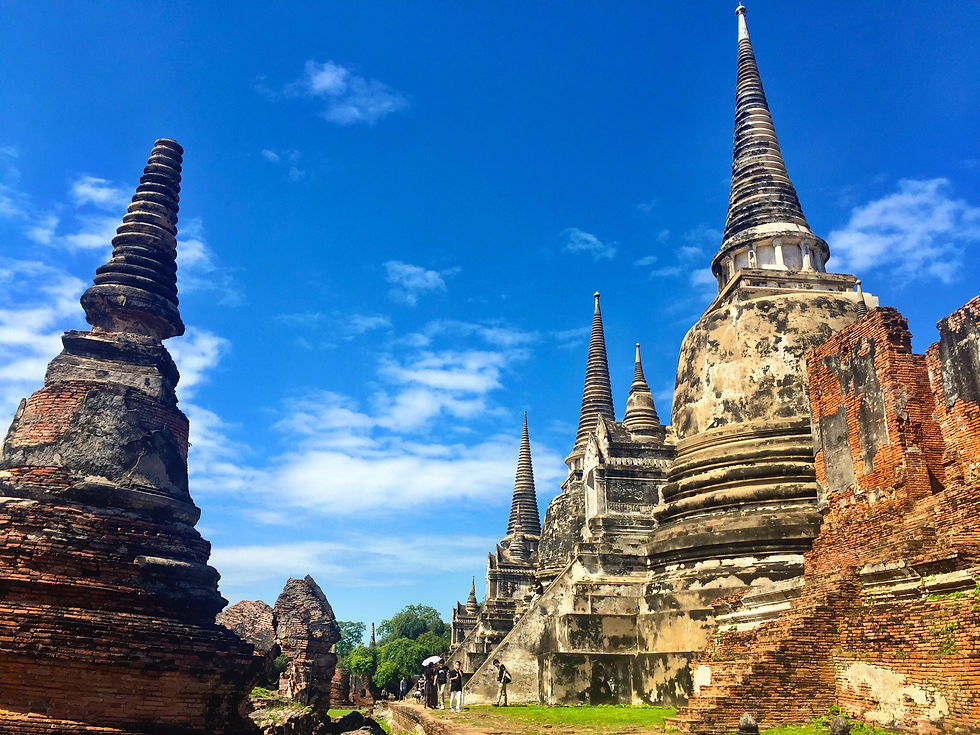 Temple ruins of Ayuthaya