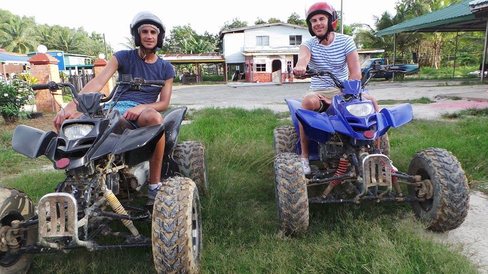 Quad biking, Borneo