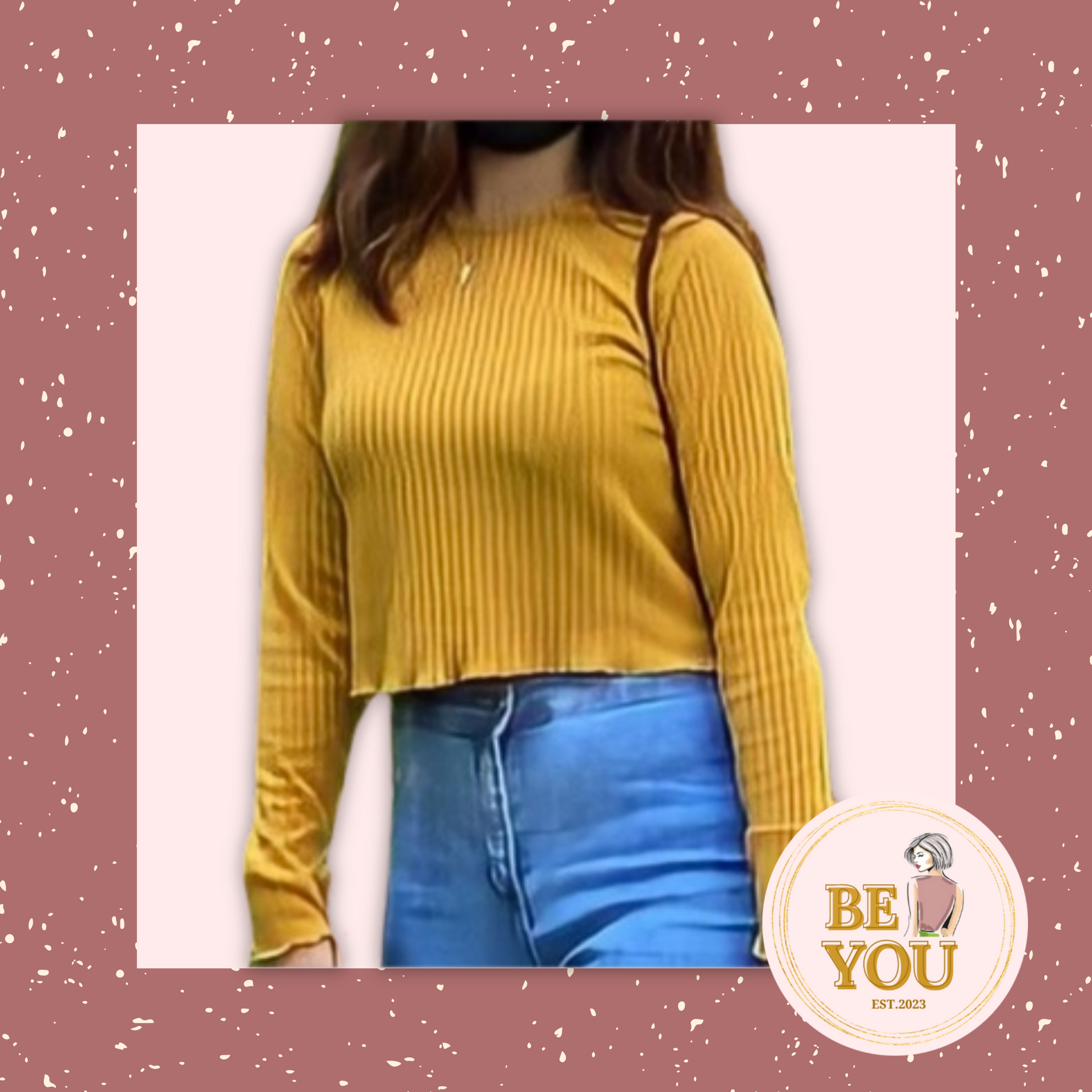 BE YOU KNITTED CROP TOP