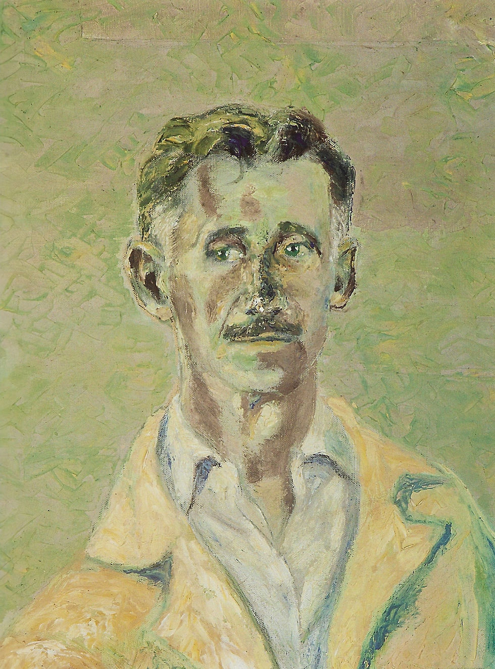 Autorretrato, década de 1940, óleo sobre tela - Miguel Bakum (1909-1963)