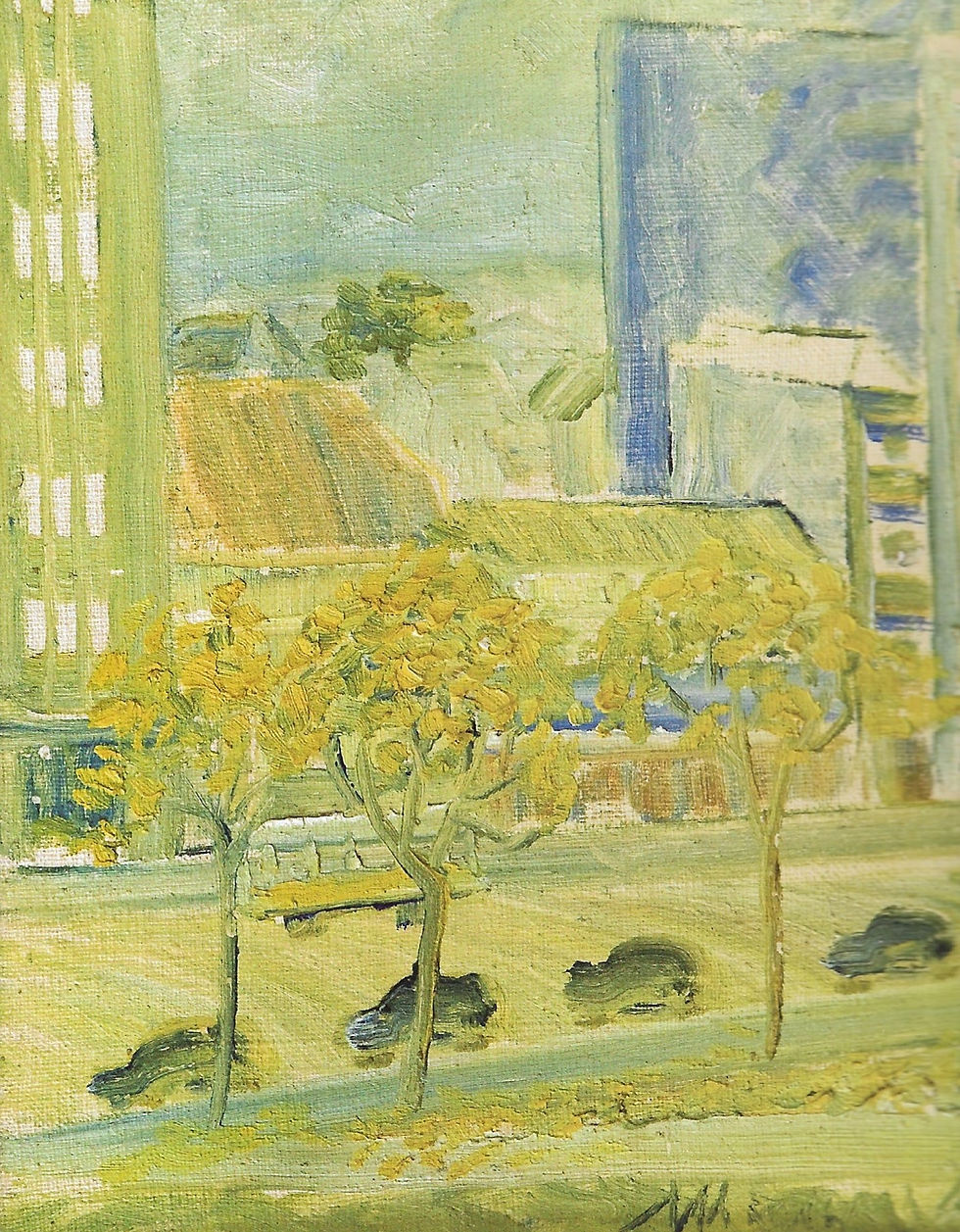 Sem título, óleo sobre tela, s/d - Miguel Bakun (1909-1963)