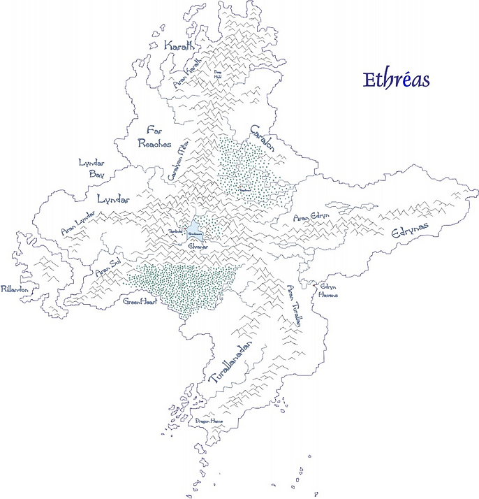 ethreas map, ethreas locations, ethreas regions