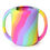 Thumbnail: Colorful silicone sippy cup with handles, rainbow design, for baby or toddler