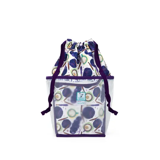 DOUBLE DOUBLE PROJECT BAG | COFFEE AND YARN GREEN