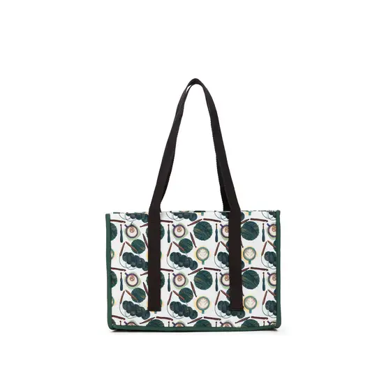 Project Bag | Coffee and Yarn Green