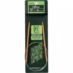 24" Pro Takumi Circular Bamboo Needles - Clover