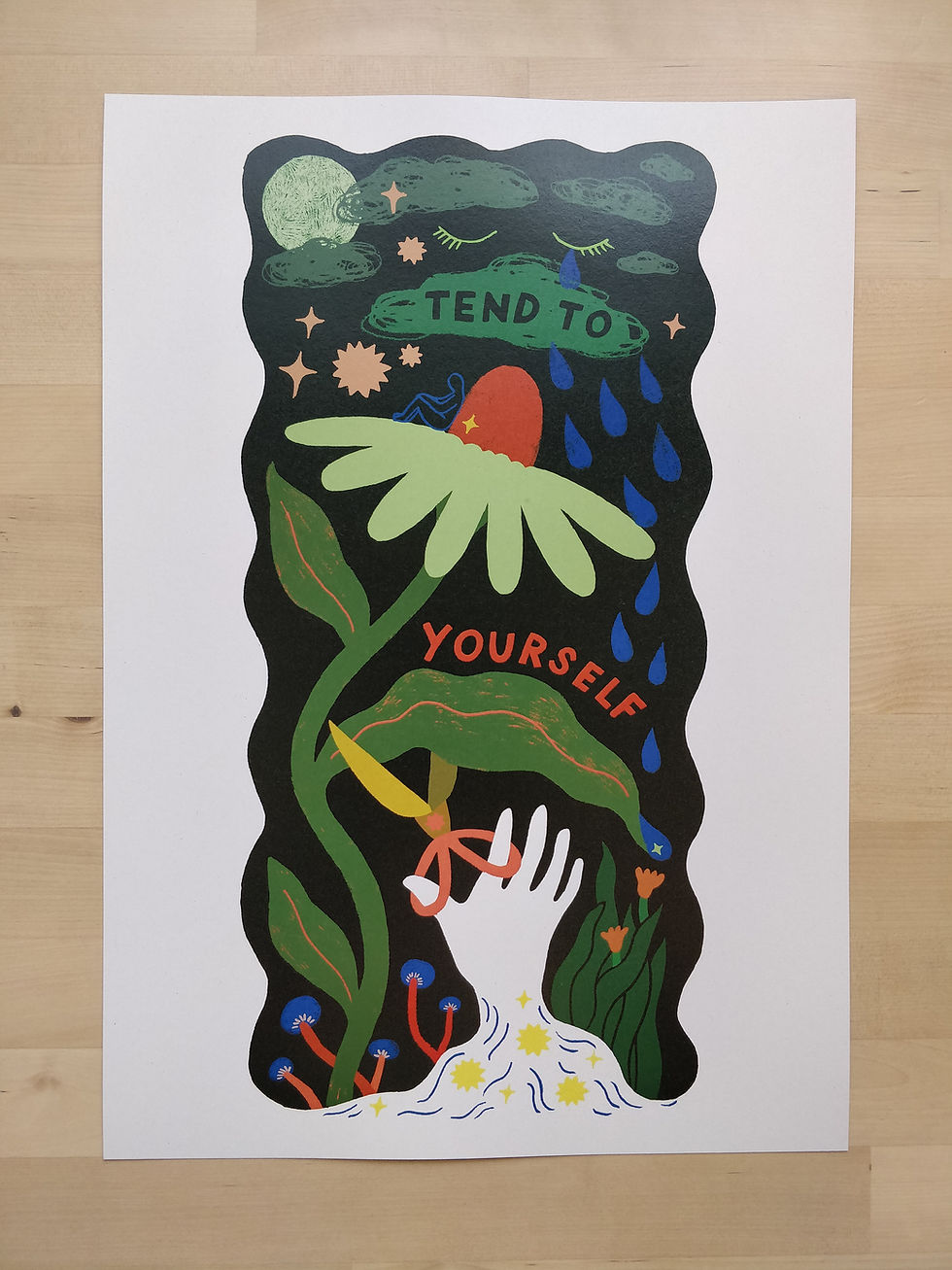 Thumbnail: Tend to Yourself Print