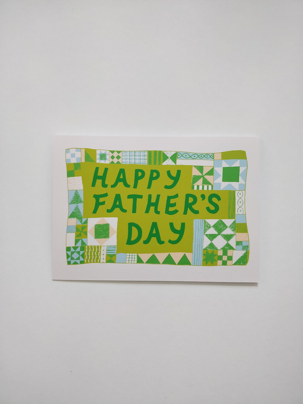 Thumbnail: Patchwork Father's Day Card