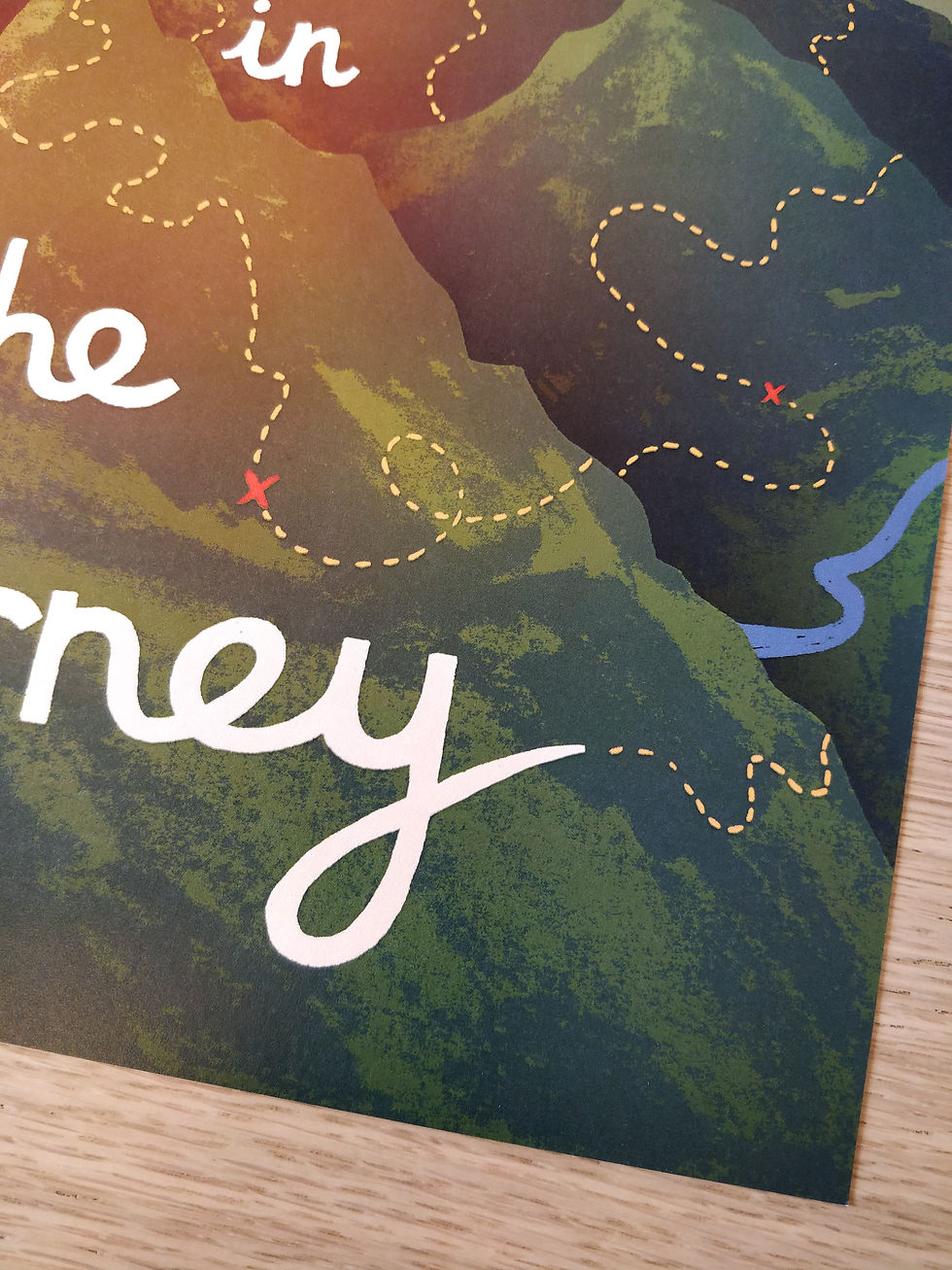 Thumbnail: Joy is in the Journey Print