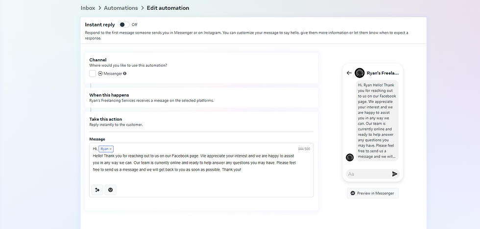 FACEBOOK AUTOMATION