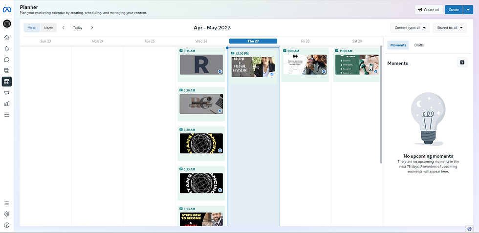 CONTENT SCHEDULING