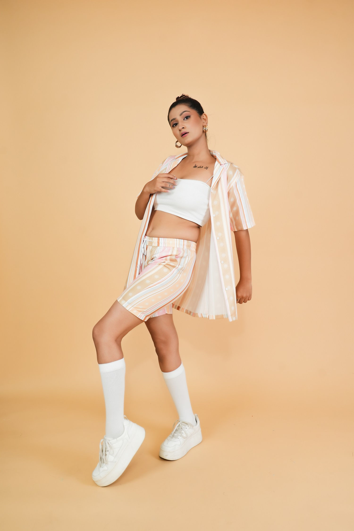 Multi Printed Shirt & Shorts