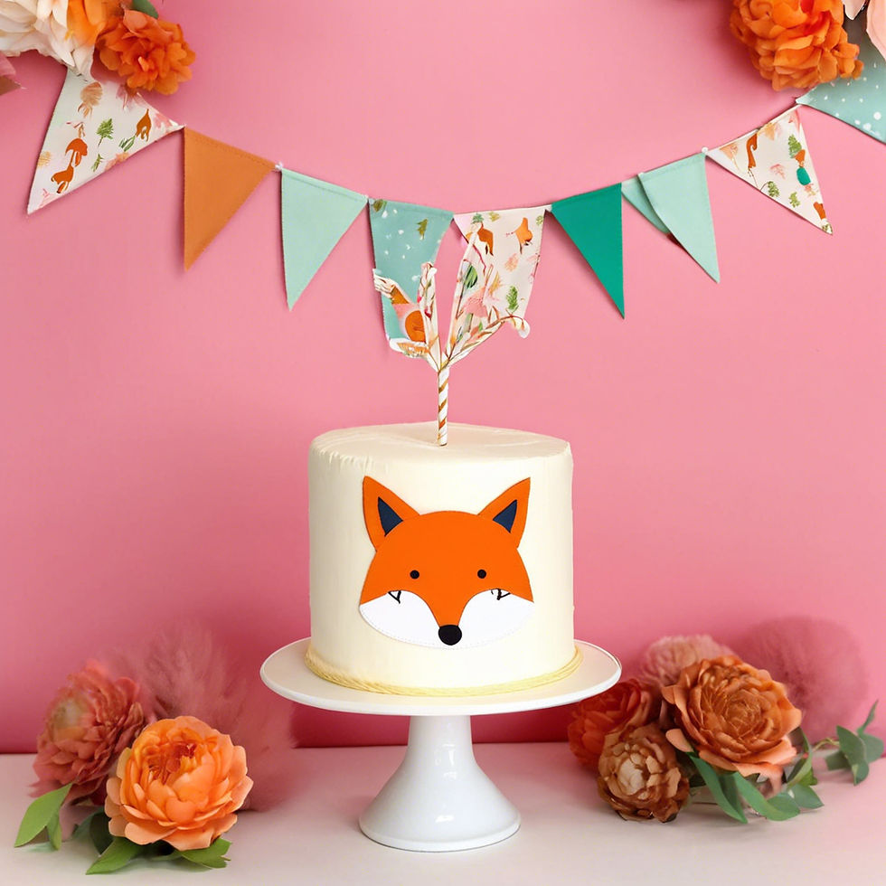 buy Fabric Bunting, Cake Toppers, & Birthday Candles in UK Online!