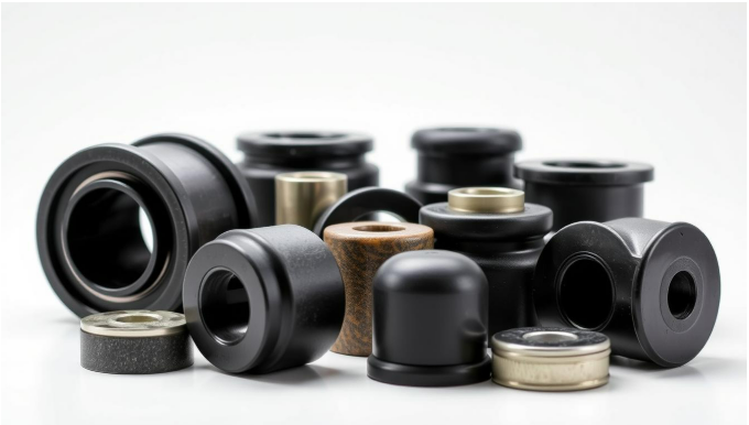 Assortment of Automotive Suspension Bushing Kits: Restore Smooth Ride, various sizes and shapes.